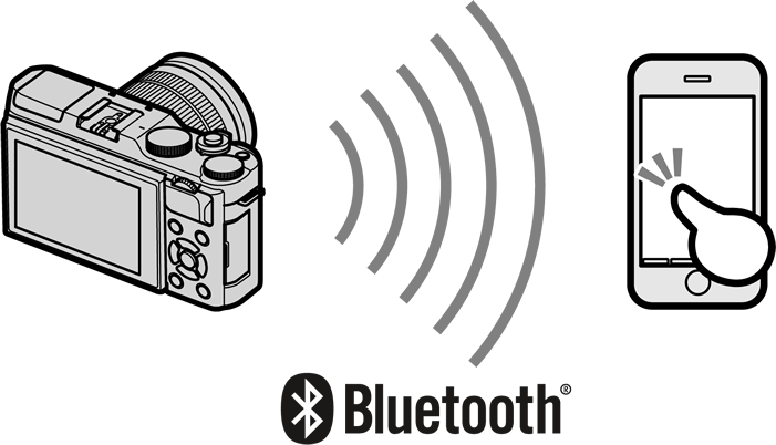 bluetooth camera mobile connect